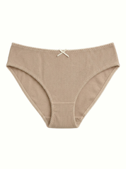 Underwear Panties Slips “Tenderness” ribbed beige