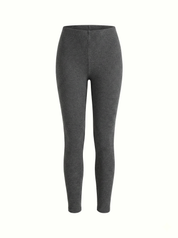 Rib knit Leggings anthracite