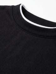 Longsleeve with white trim, black