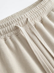 Cotton Pants knitwear 3-thread beige