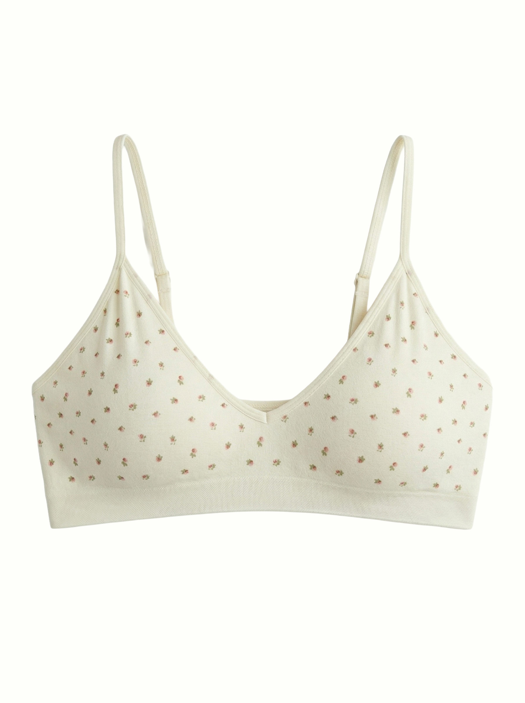 Basic milky rose lingerie top