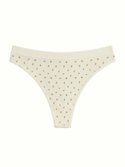 Lingerie panties thong basic milky rose