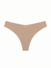 Underwear panties thong seamless beige