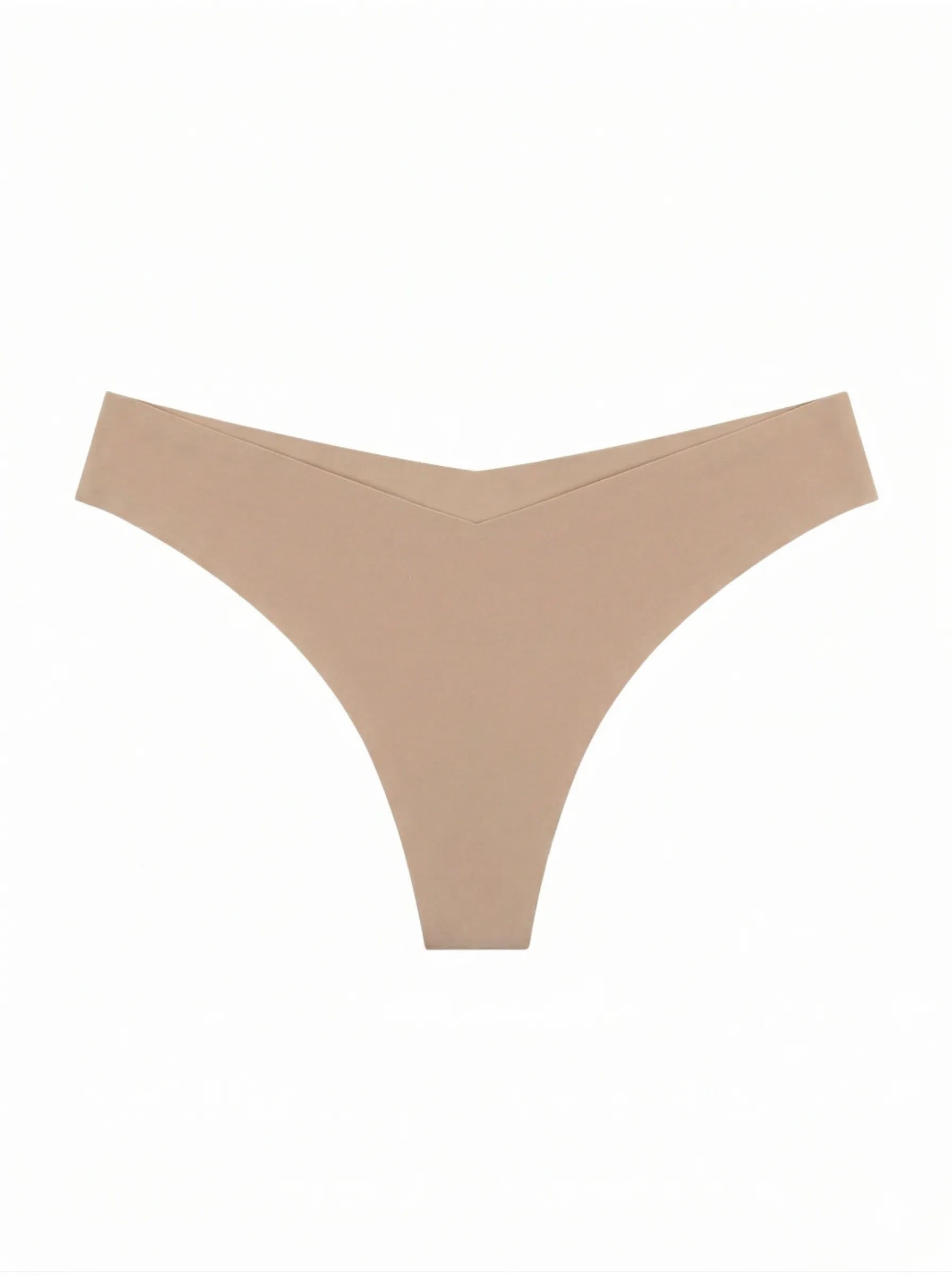 Underwear panties thong seamless beige