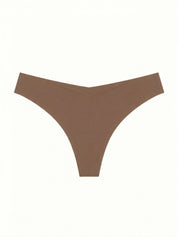 Underwear panties thong seamless cappuccino