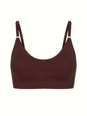 Seamless top in brown