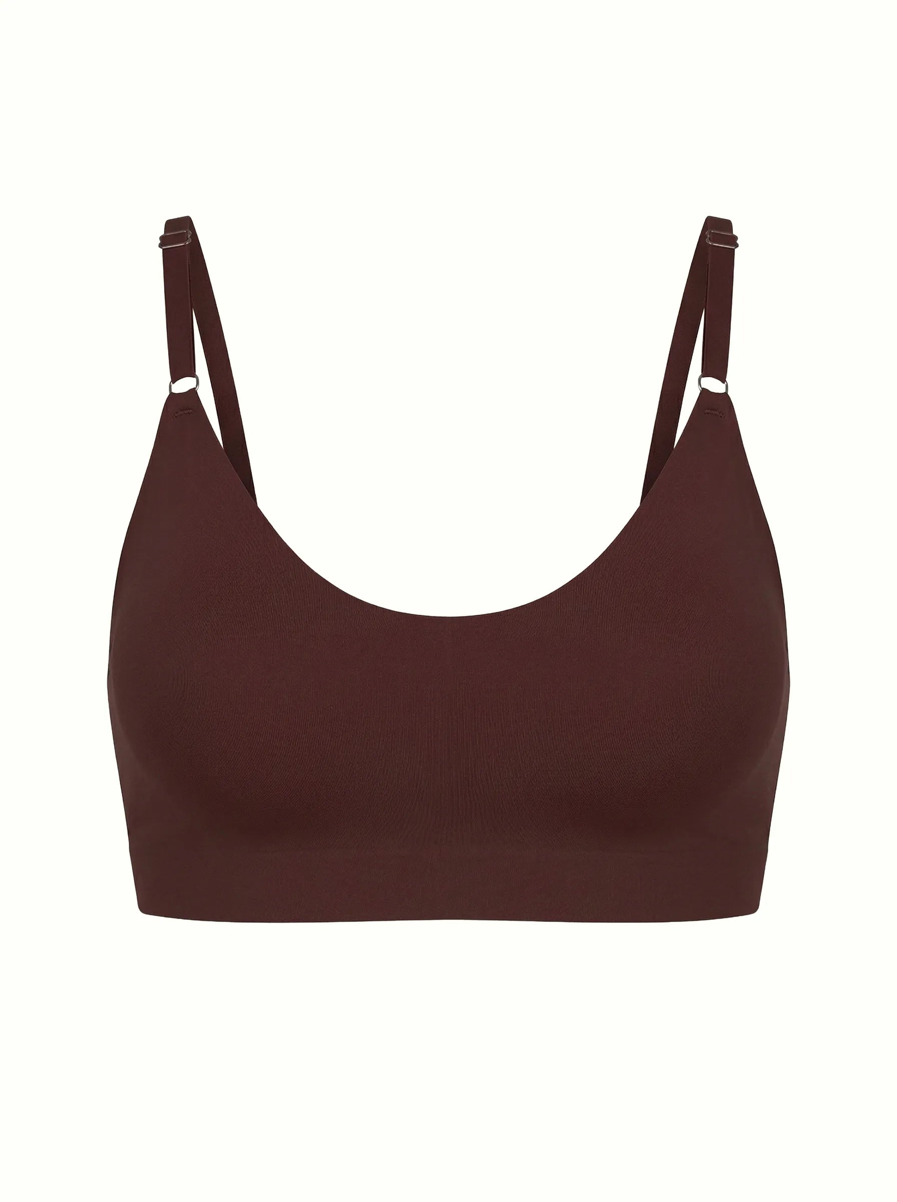 Seamless top in brown
