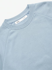 Cotton Sweatshirt knitwear 3-thread blue
