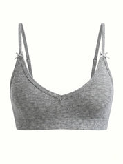 Basic gray lingerie top