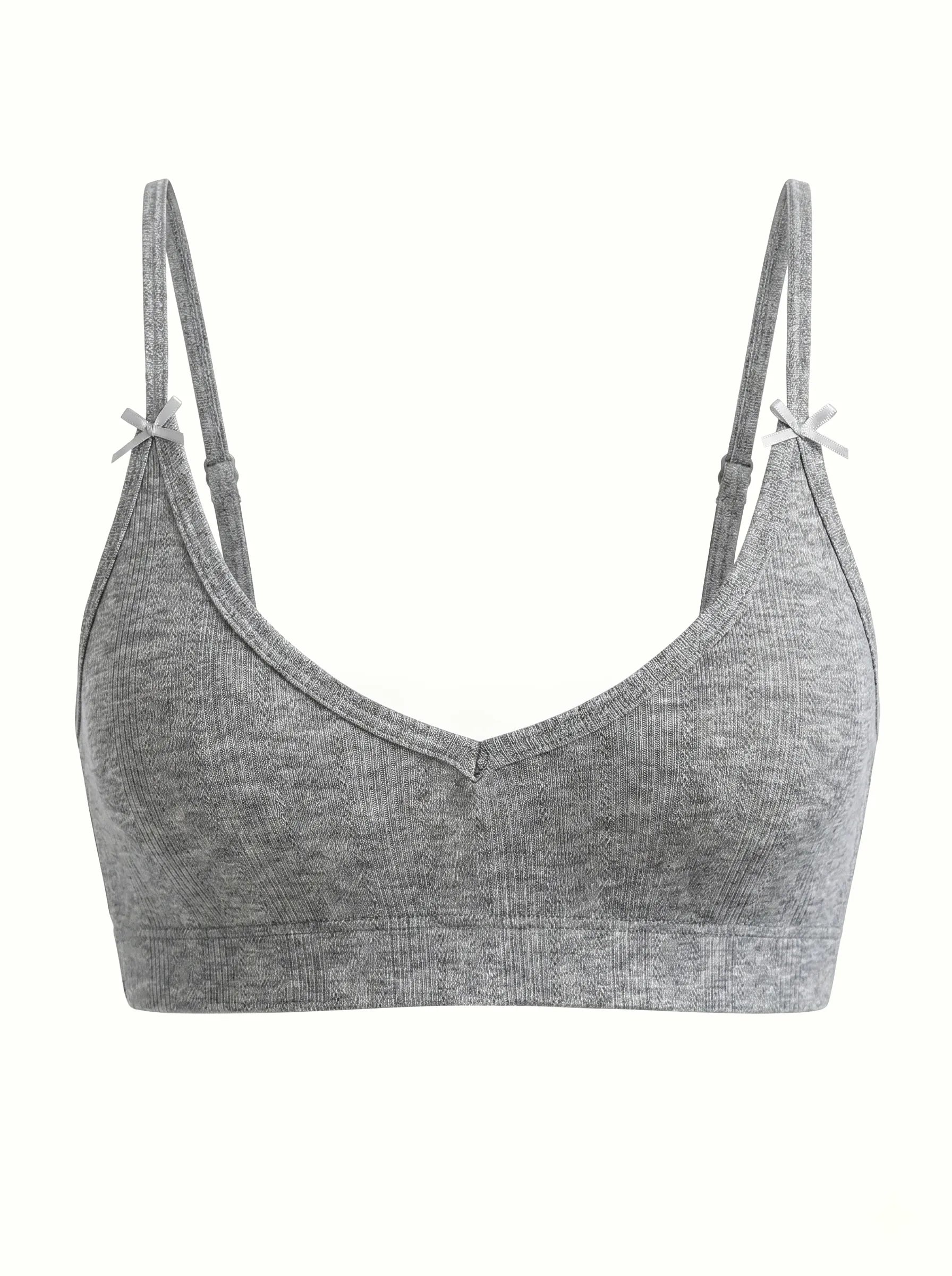 Basic gray lingerie top