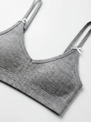 Basic gray lingerie top