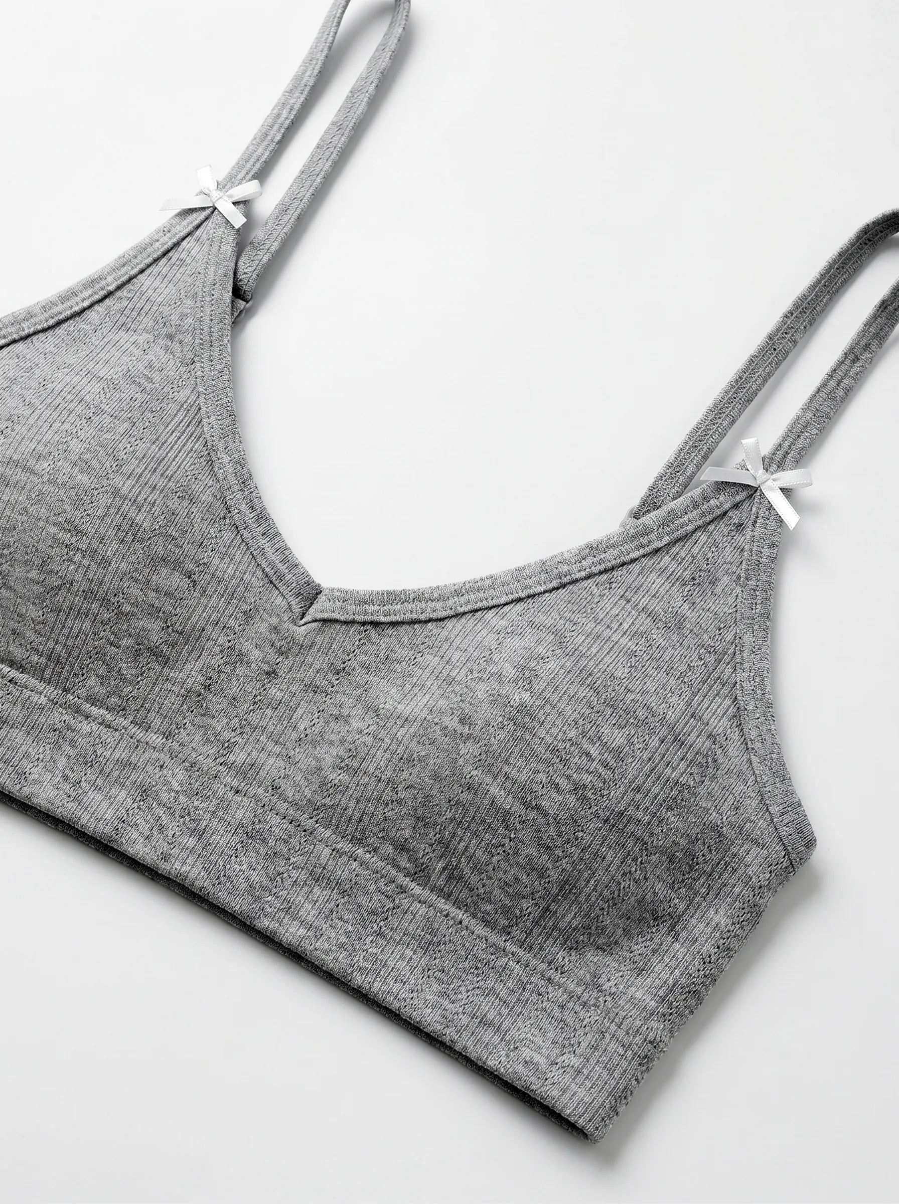 Basic gray lingerie top