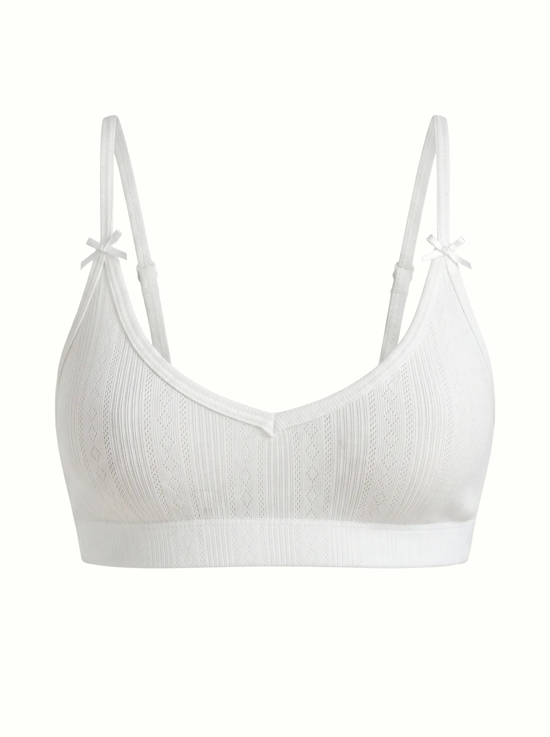 Basic white lingerie top