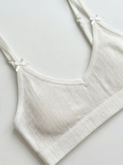 Basic white lingerie top