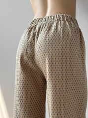 Suit shirt and pants "cotton quilted" brown
