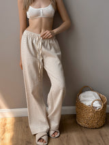 Pants Mono "quilted cotton" milky