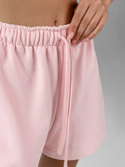 Cotton Shorts knitwear 3-thread pink
