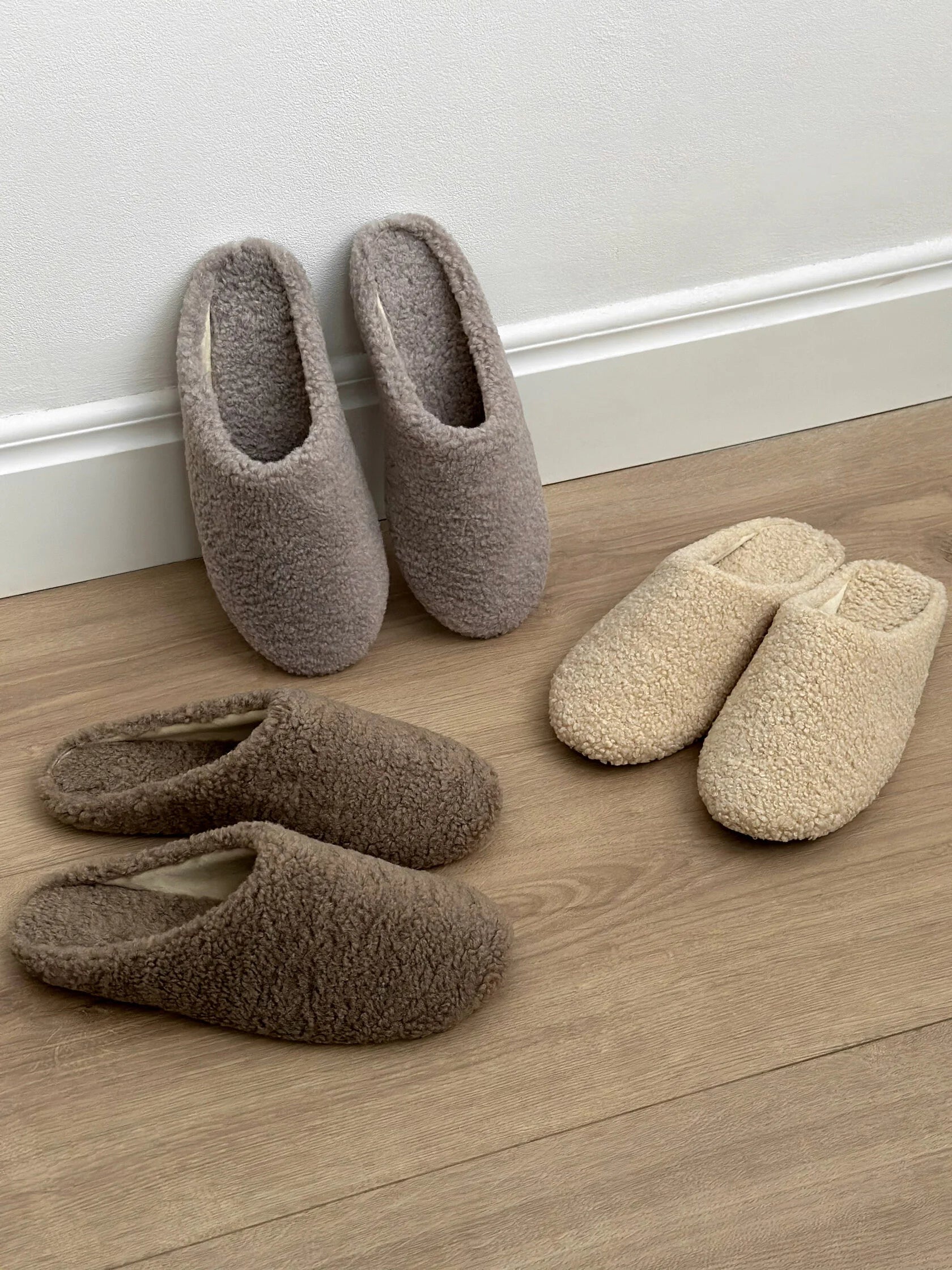 Women's Mules TEDDY brown