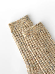 Standard melange beige socks