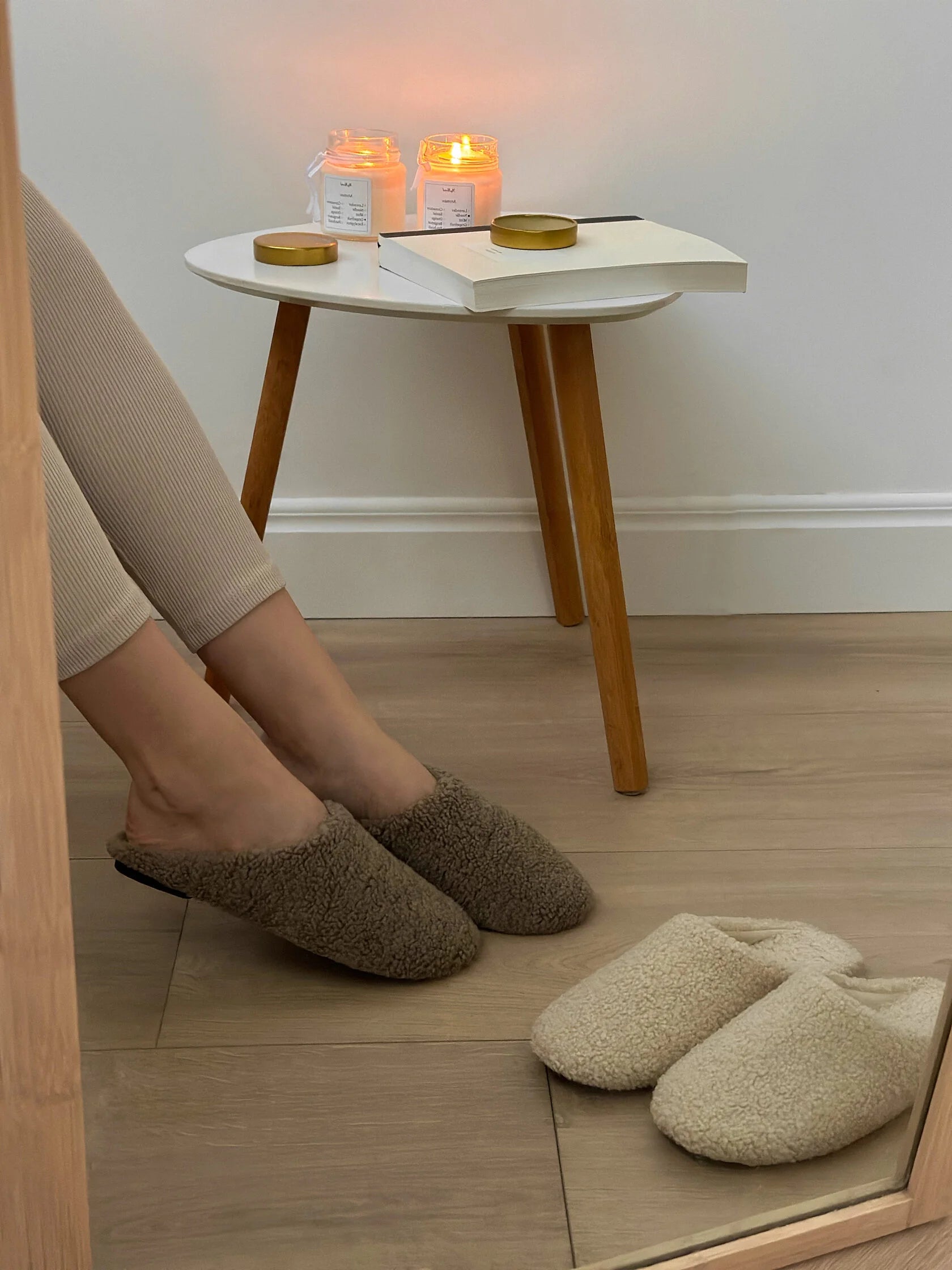 Women's Mules TEDDY brown