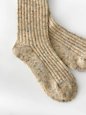 Standard melange beige socks