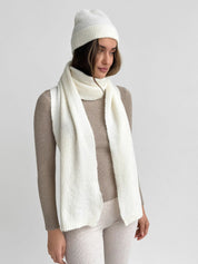 Women's scarf milky Alpaca