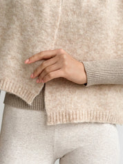 Women's light beige Alpaca scarf