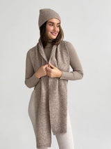 Women's Cappuccino Alpaca Scarf