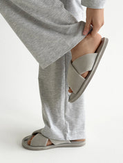 Knitwear Coolir set of long sleeves wide and pants gray