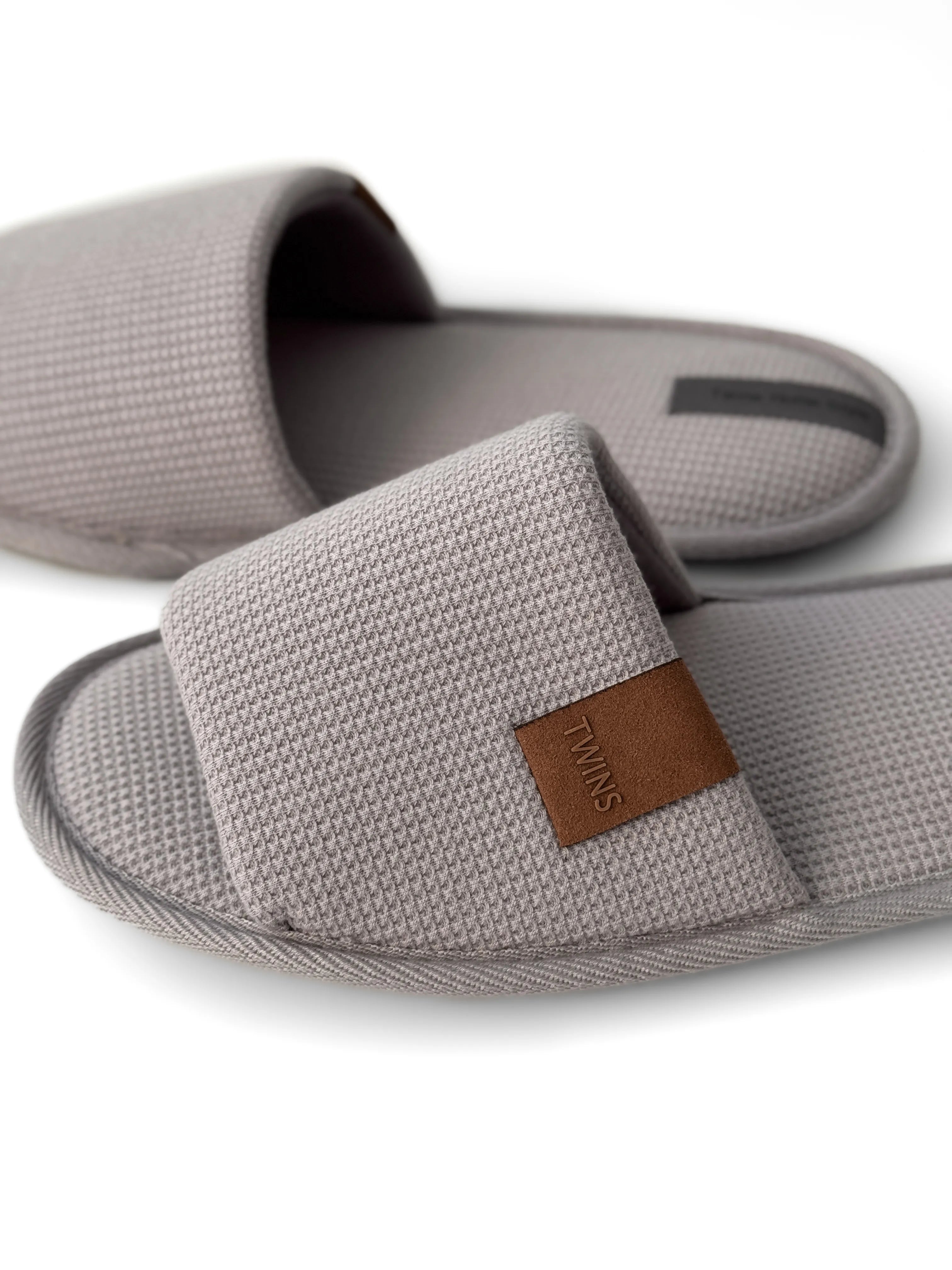 Men's slippers HS-VL waffle gray