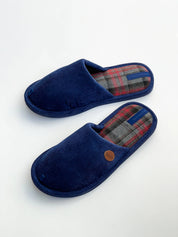 Men's blue slippers
