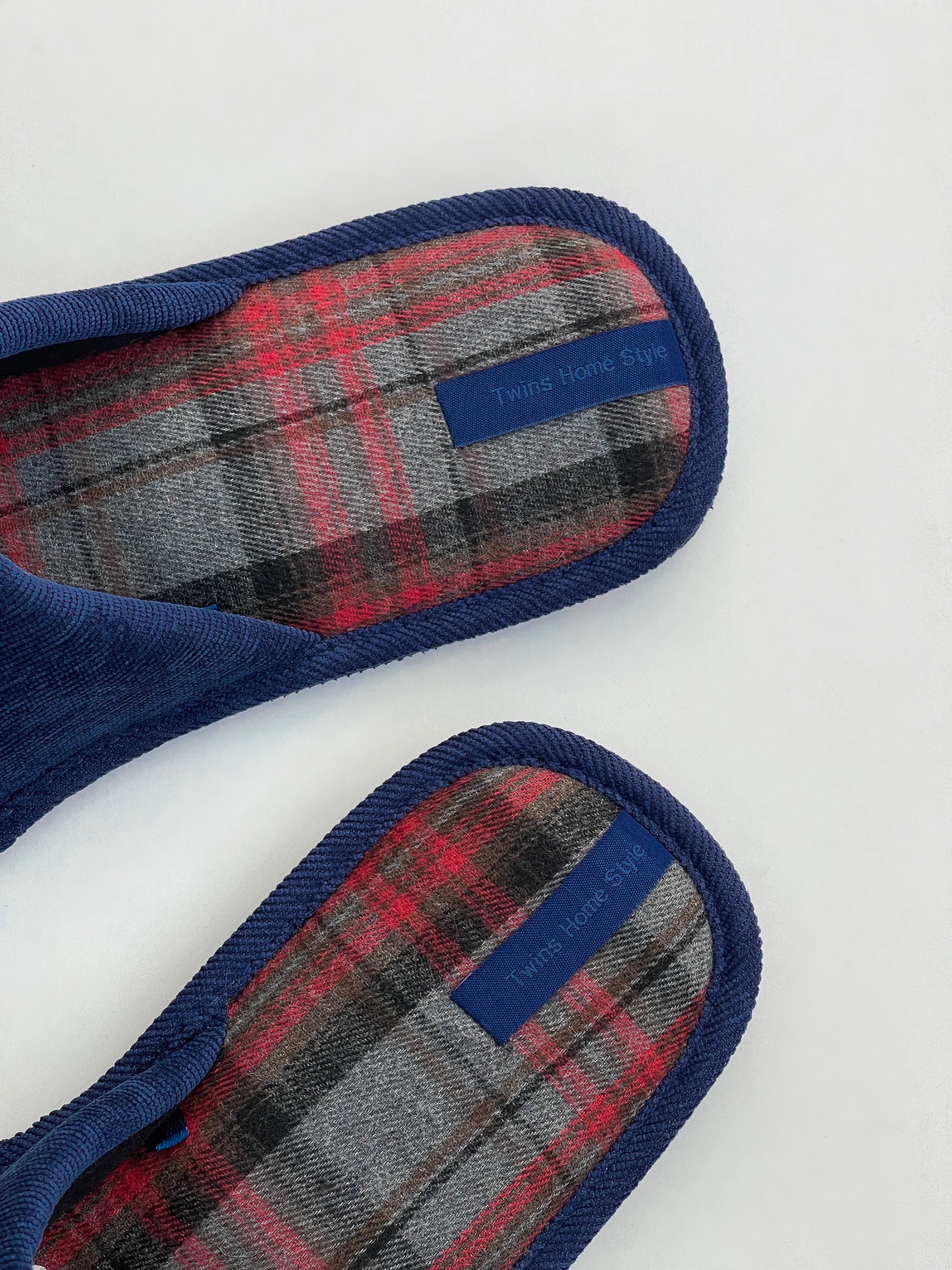 Men's blue slippers