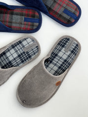 Men's gray slippers