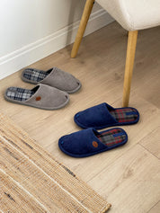 Men's gray slippers