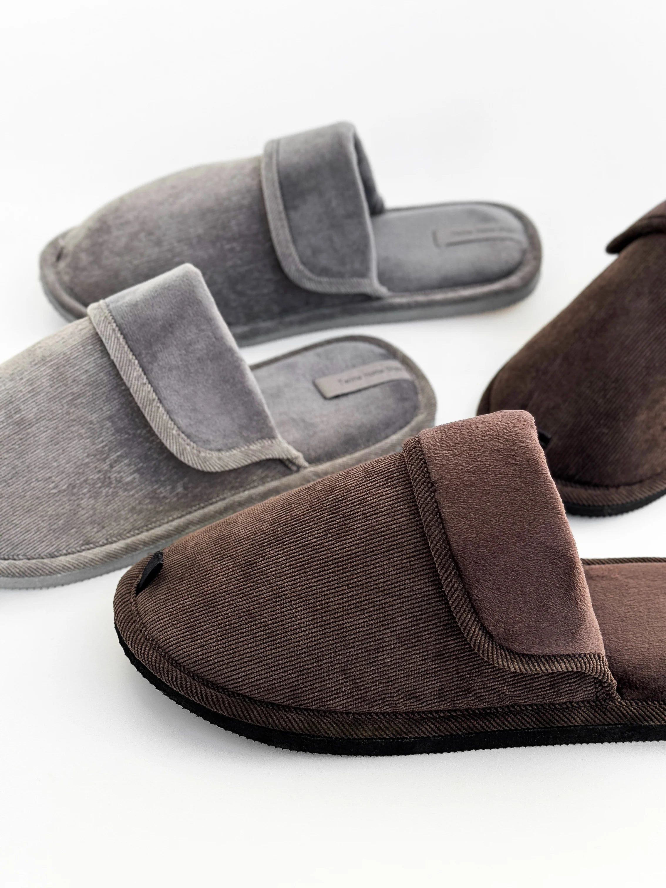 Men's slippers HS-OZ velveteen
