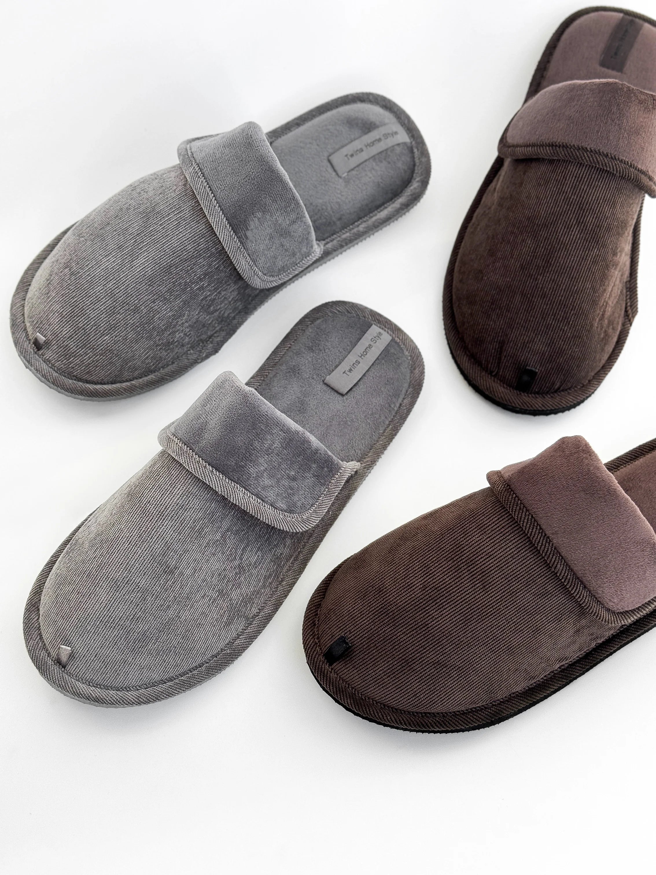 Men's slippers HS-OZ velveteen