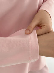 Knitwear Coolir set of long sleeves wide and pants pink