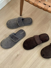 Men's slippers HS-OZ velveteen