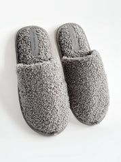 Kids’ Soft Teddy Slippers in Gray