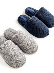Children's fur slippers TEDDI gray