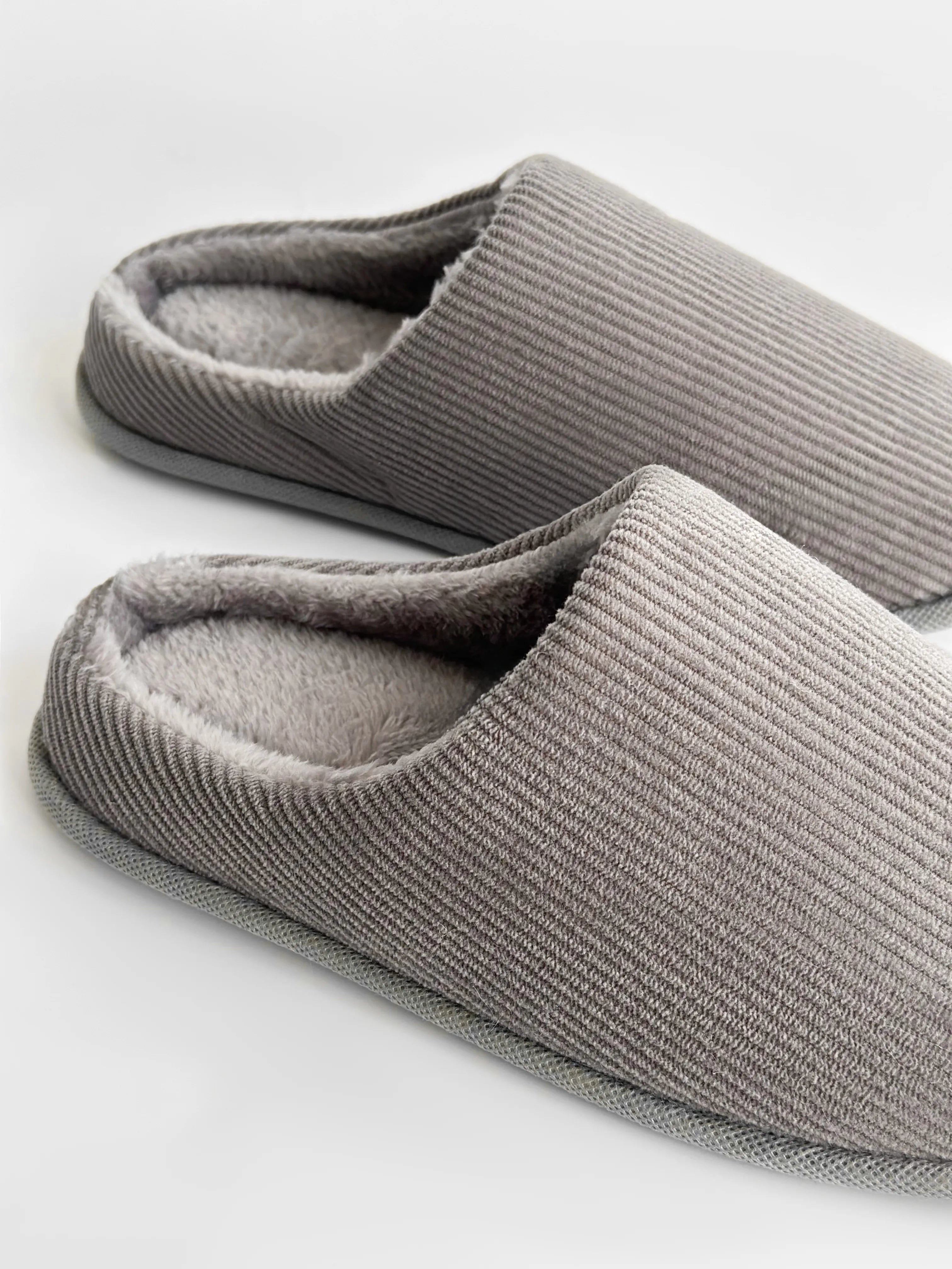 Men's slippers VELVET gray