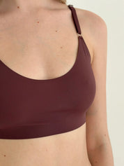 Seamless top in brown