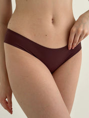 Underwear panties thong seamless brown