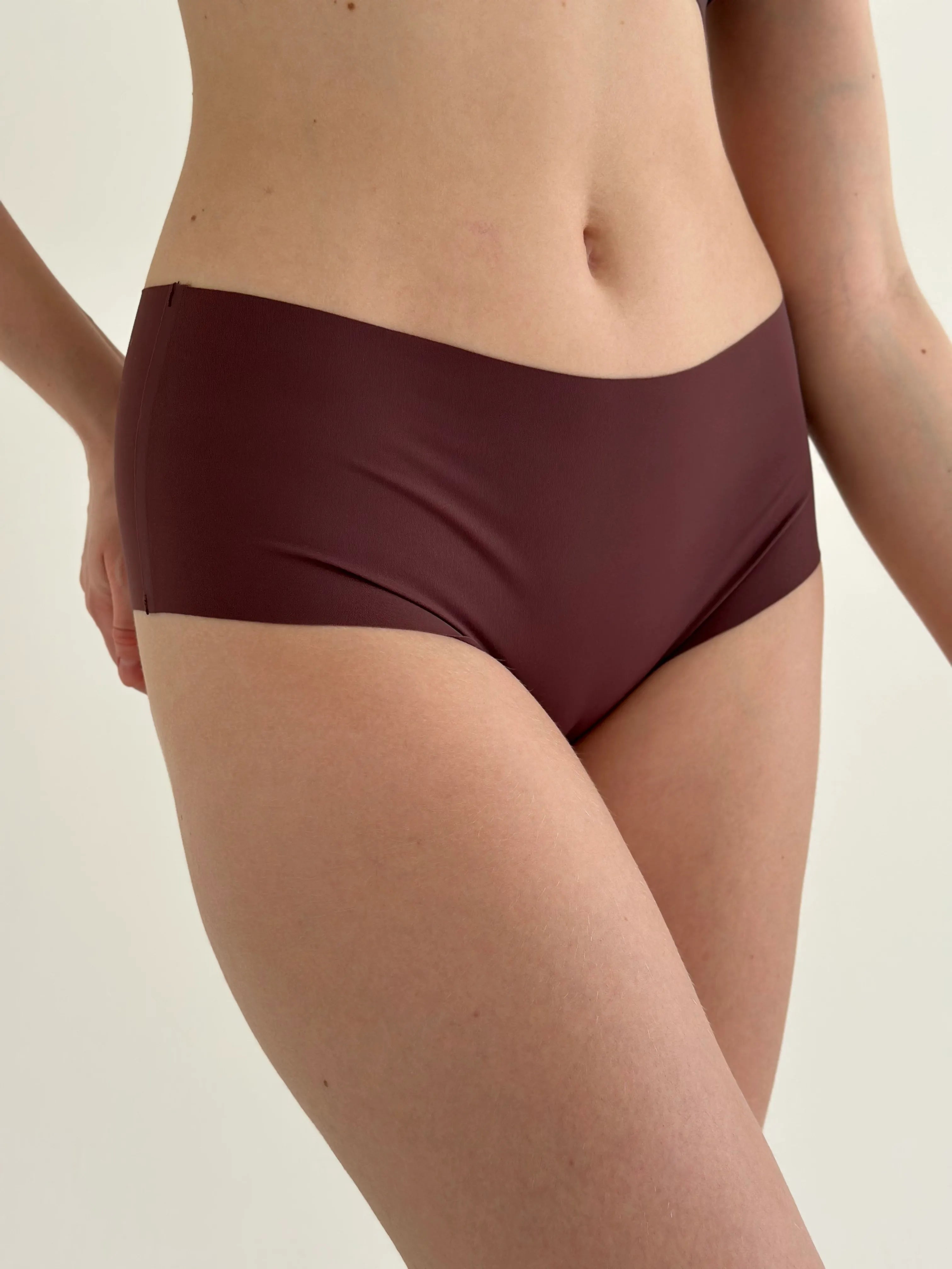 Underwear panties briefs seamless brown