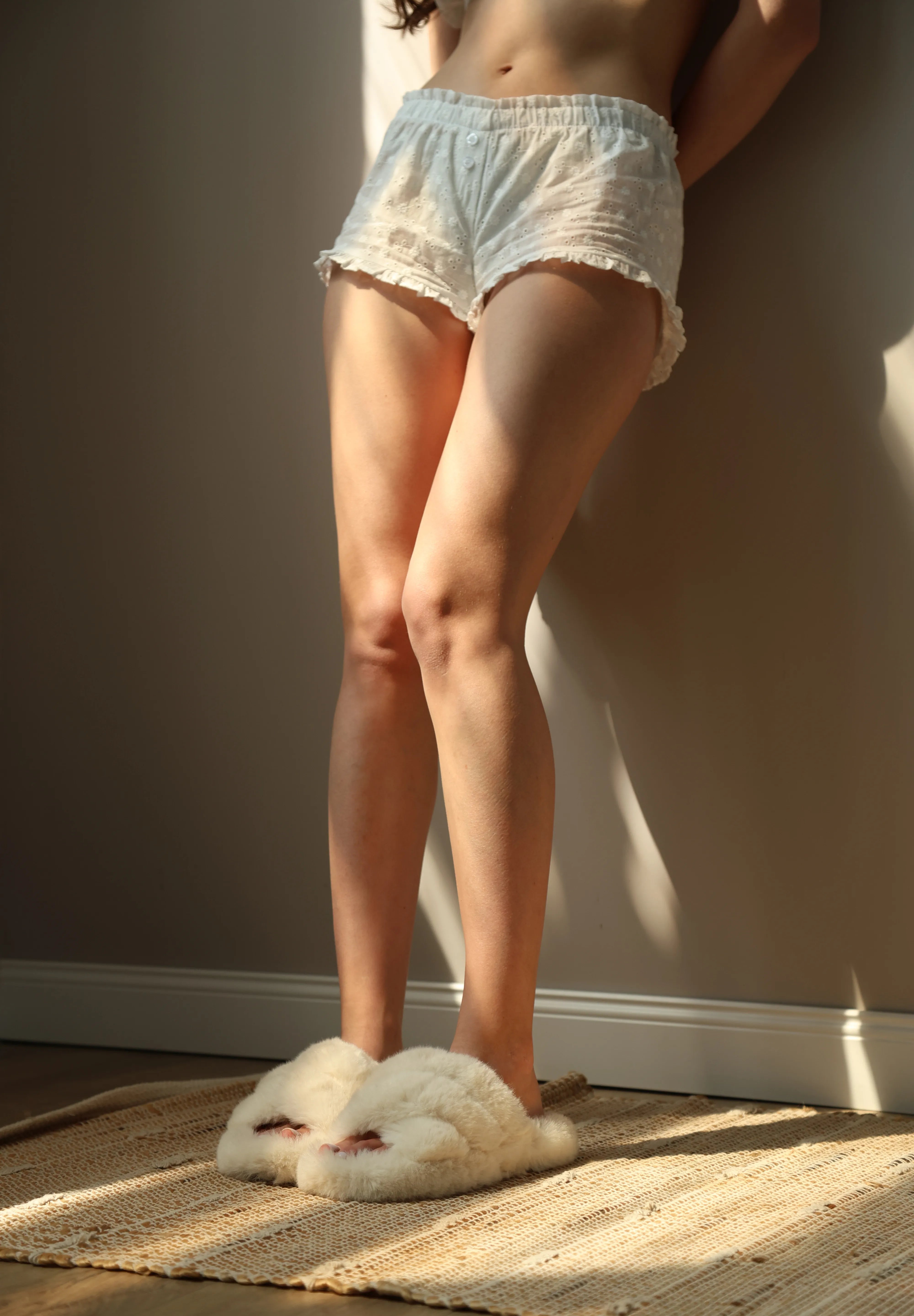 Top Mini small round lace on milk