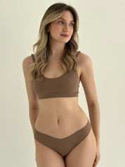 Underwear panties Slips seamless cappuccino