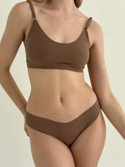 Underwear panties Slips seamless cappuccino