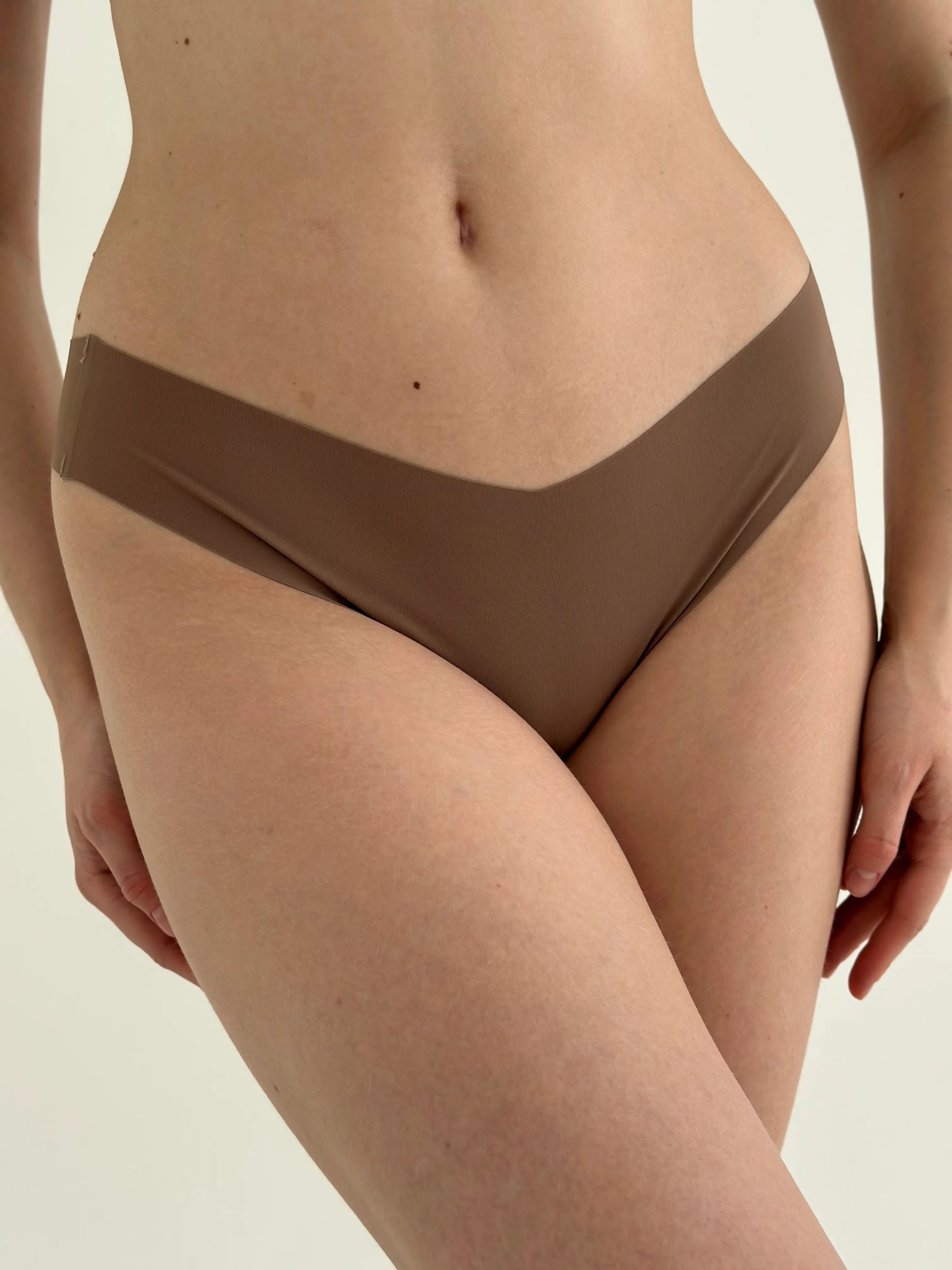 Underwear panties Slips seamless cappuccino