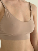 Seamless top in beige