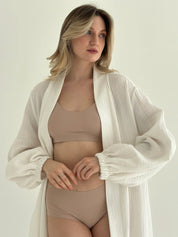 Underwear panties briefs seamless beige